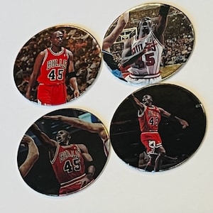 Michael Jordan Pogs lot Slammer Milk Cap game poggs Bulls upper deck rc vtg 7A