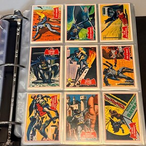 1989 Batman Trading Card Mixed Lot Topps Black Bat Neuauflage 1966 Joker Robin 11