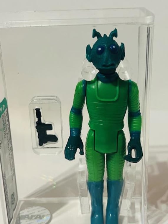 Greedo AFA Graded 85 Complete Star Wars Figure 1978 Kenner Bounty