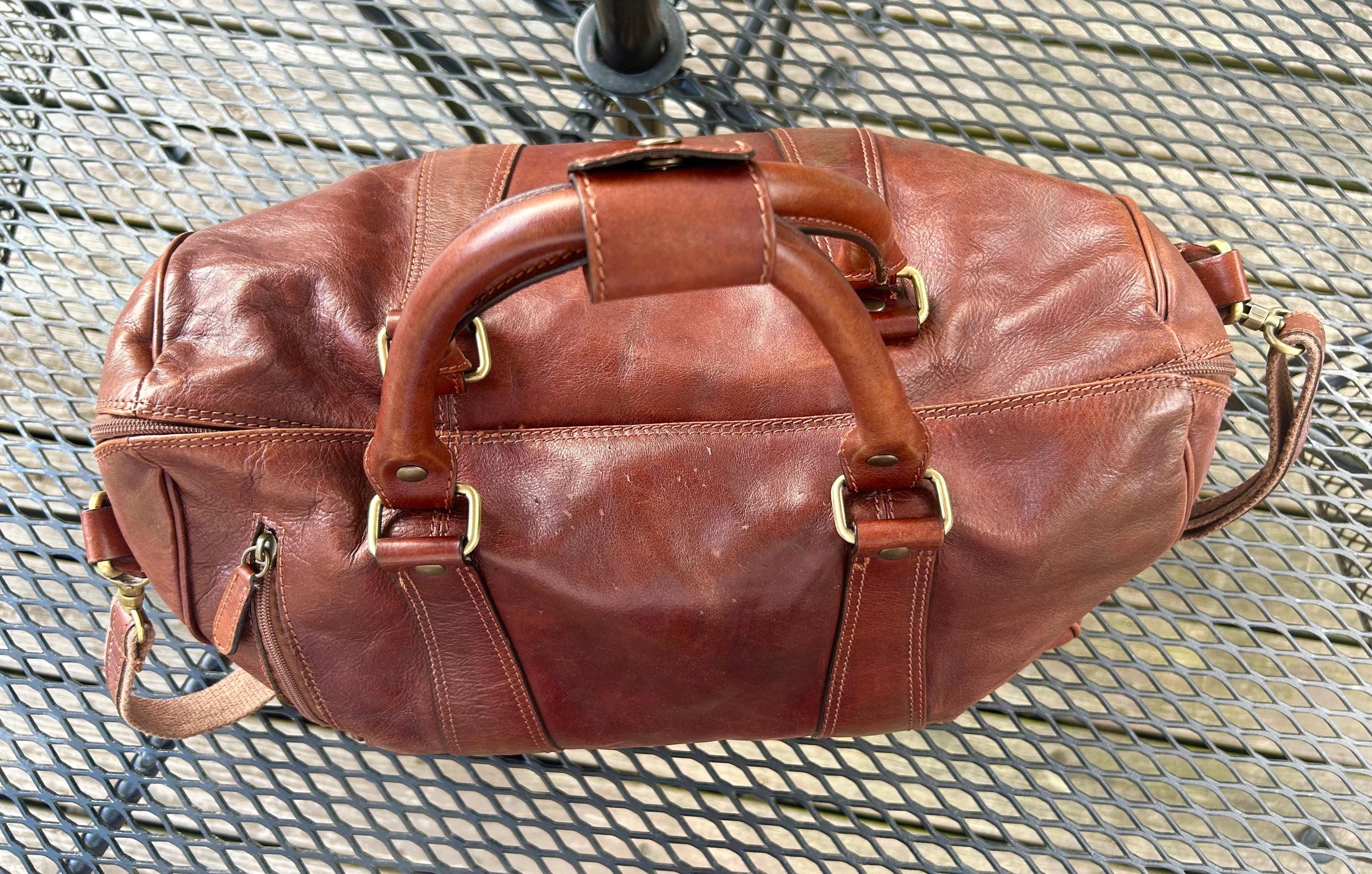 old angler イタリア製　本革　ビンテージ　ビジネスバッグ Old Angler Leather | eBay