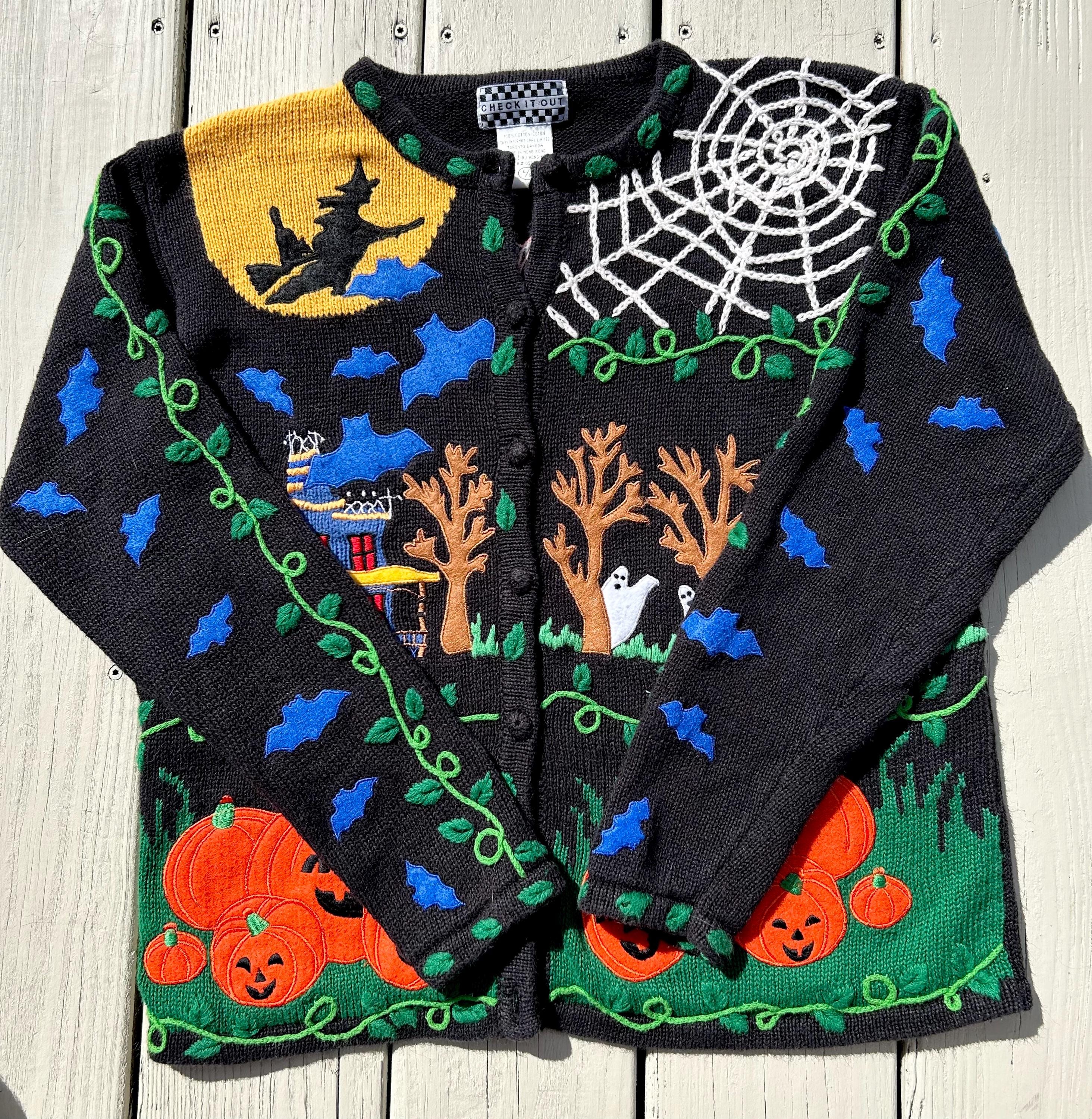 トップス FOR SOMEONE SPIDER KNIT CARDY Spider Web Plush Knit Pocket Button Front Cardigan – BloomChic