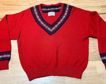 1970s Pendleton 100% Wool Vintage Men's Pullover Sweater - Etsy