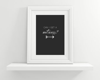 Wedding Sign-age: Can I Get A Witness?