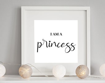 King of Kings Princess Nursery Print