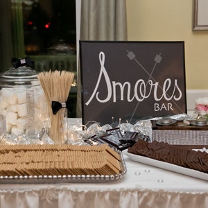 Wedding Sign-age: Smores Bar Sign