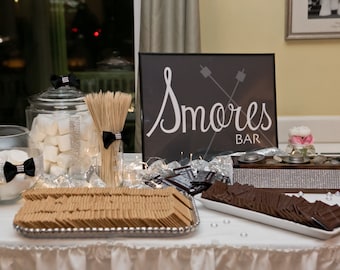 Wedding Sign-age: Smores Bar Sign