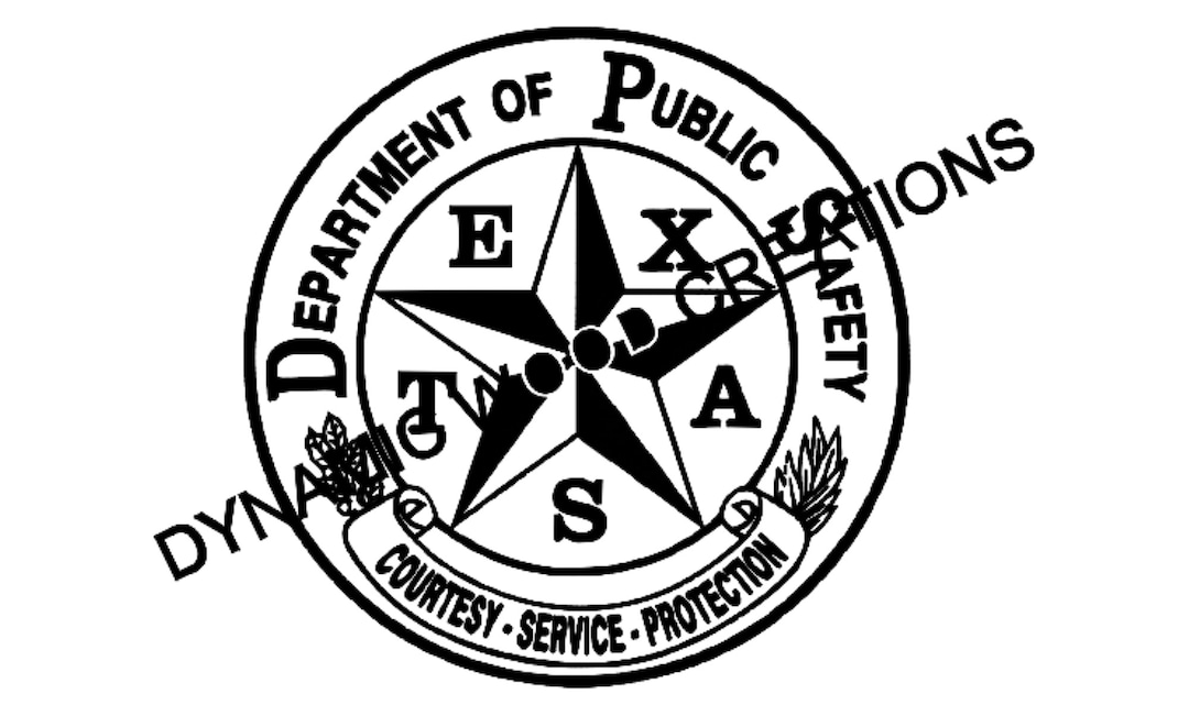 Texas DPS Department of Public Safety Emblem Logo Etsy