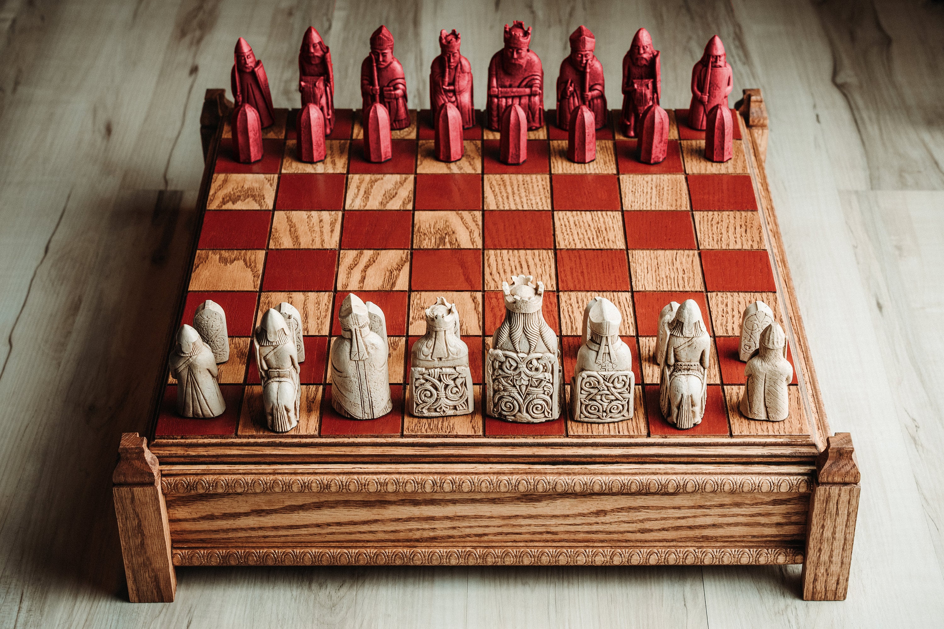 Isle of Lewis Chess Set (full Size Hand Made Replicas - 4