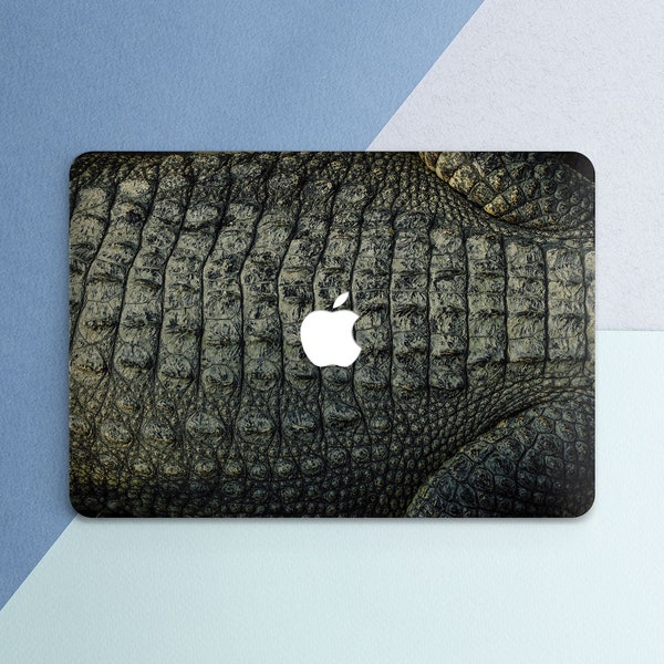 Macbook case crocodile Animal print Macbook case man Crocodile skin art Air 13 2022 case Macbook Pro 15 Pro 16 2023 hard case Pro 13 M2