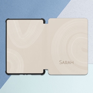 Kindle case personalized Minimalist art case Kindle case simple Kindle case name Custom print case Aesthetic print case Kindle 11th gen