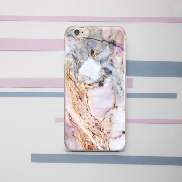 Rose Gold Marble iPhone case Girly Pink Cute Marble Stone iPhone XR iPhone 11 iPhone 13 mini iPhone 12 Pro Google Pixel 6 Google Pixel 5