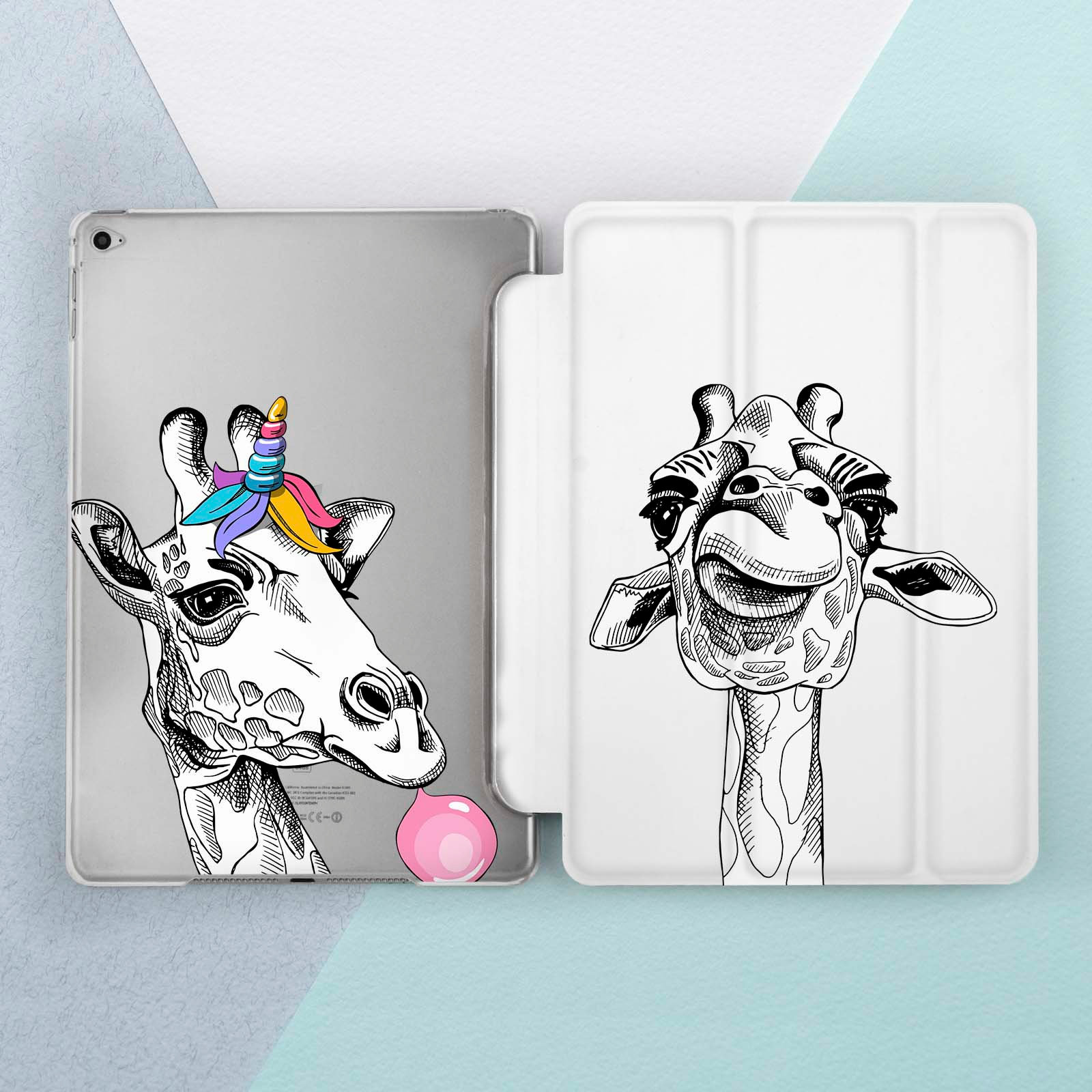 Giraffe Ipad Case Cute Funny Animal Ipad Pro Pro - Etsy Giraffe Ipad Case Cute Funny Animal Ipad Pro Pro - Etsy