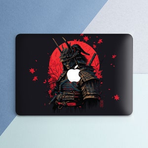 Macbook case samurai Macbook case man Black hard case Macbook 13 inch Pro 16 2023 case Macbook M2 case Air 13 2022 case Macbook Pro 15 M1