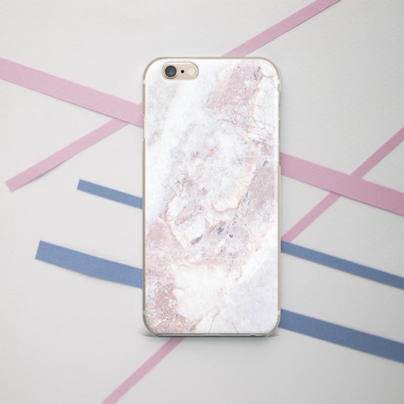 Rose Gold Marble Iphone Case Pink Marble White Girly Iphone Xs Etsy