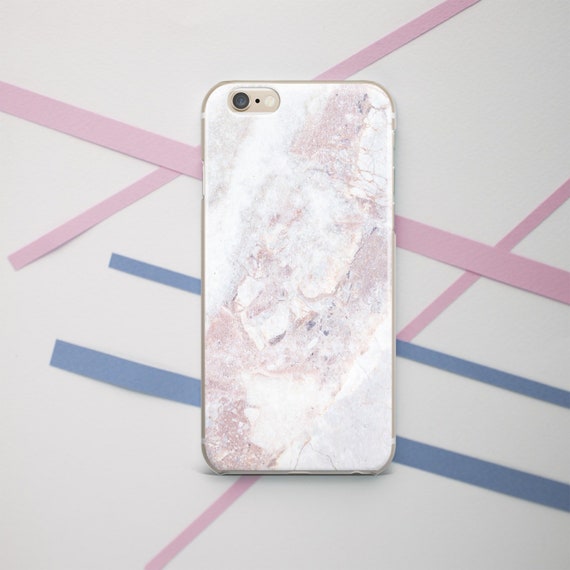 Elegant girly rose gold glitter white marble pink Case-Mate iPhone