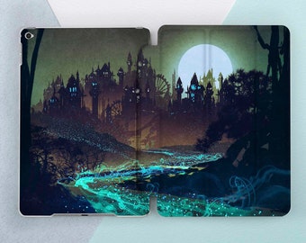 iPad smart case Dark forest Castle iPad case gothic Magic Fairytale Goth case iPad case 11th gen Pro 13 10 2 Air 13 2026 10 9 A16 Mini 7 A17
