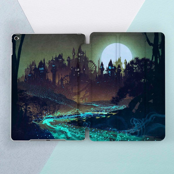 iPad smart case Dark forest Castle iPad case gothic iPad case 9 7 iPad Pro 11 iPad case 10 5 iPad Pro 9 7 case Air 3 2019 case iPad 12 9