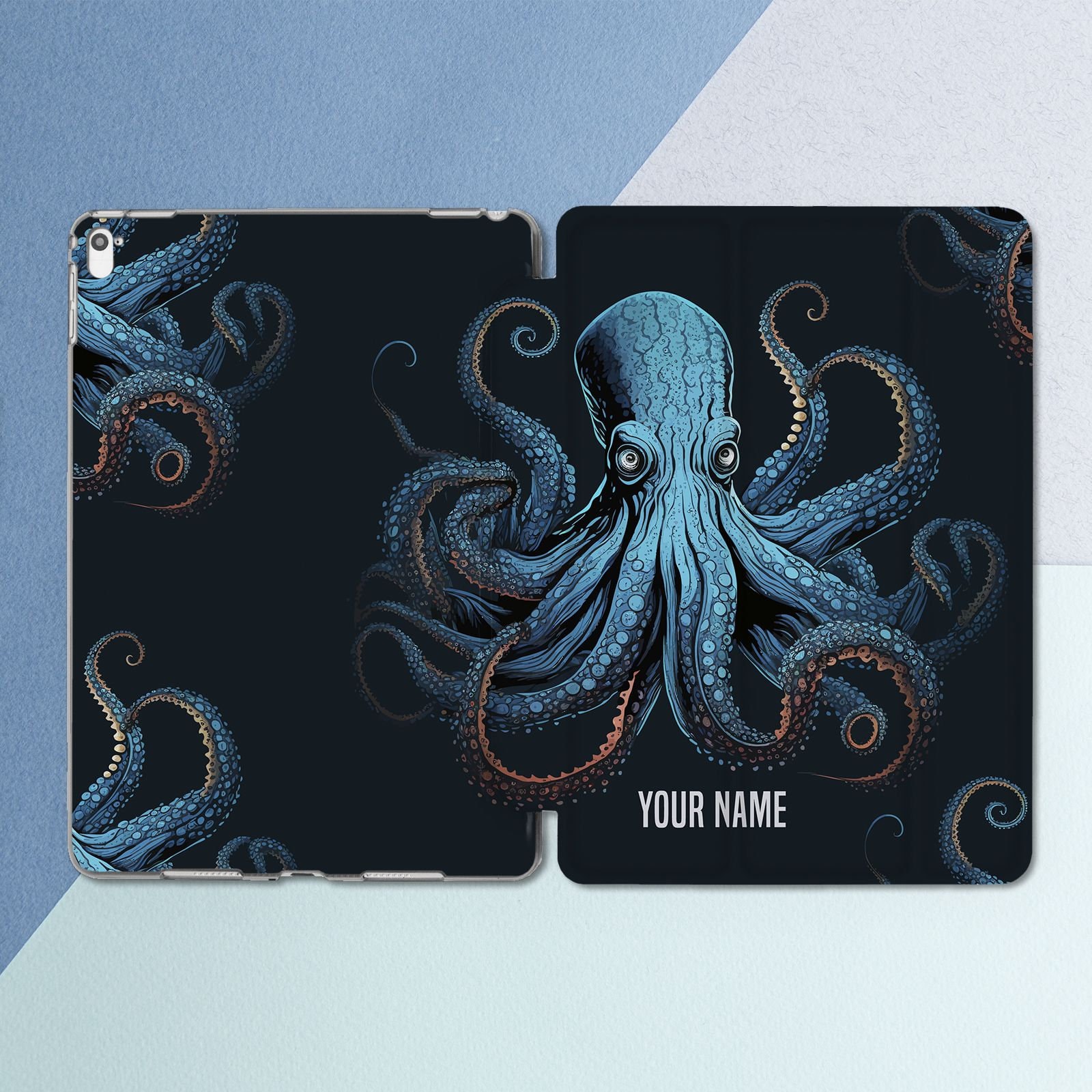 IPad Case Octopus iPad Case Name Personalized Cover iPad Case