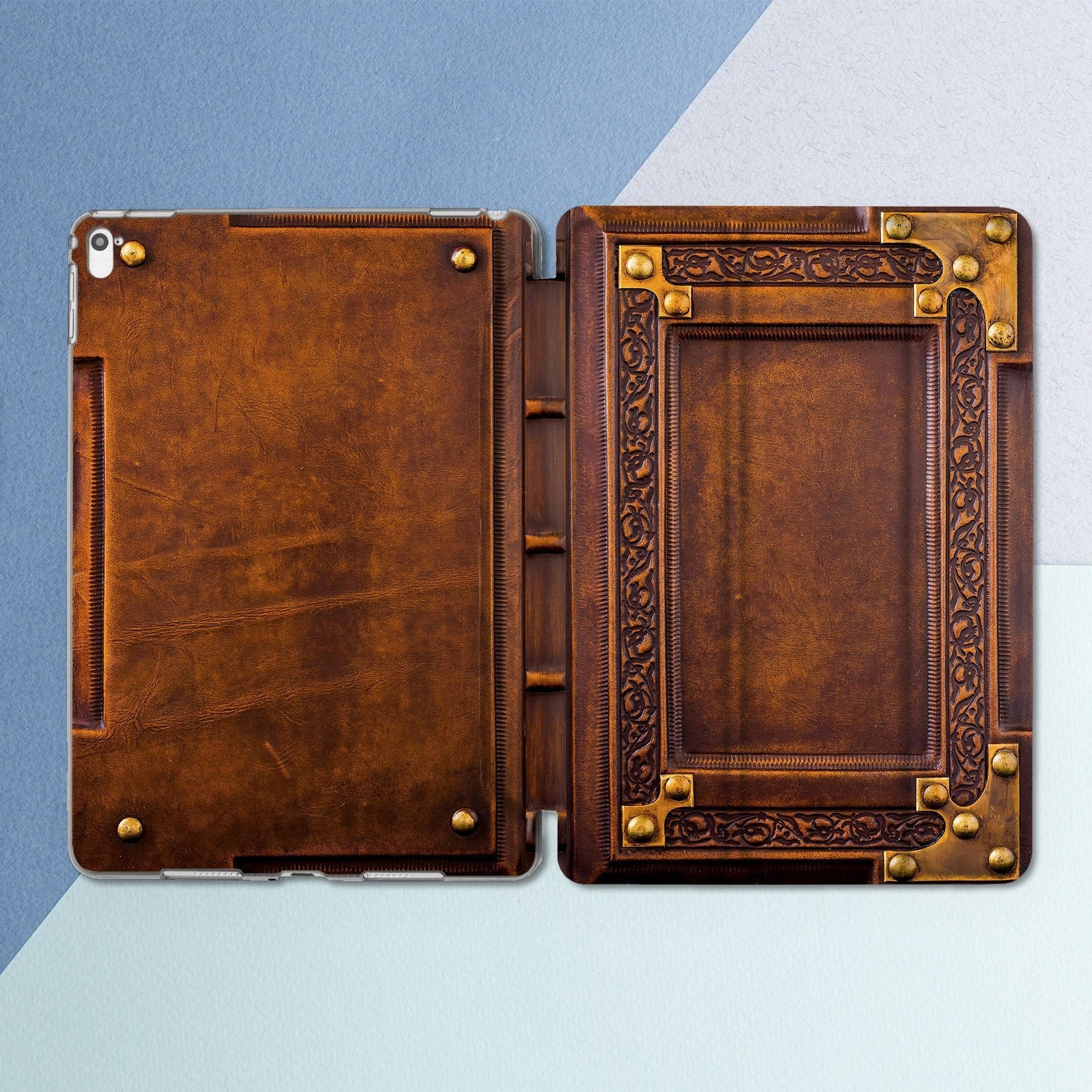 Vintage Book Print Brown Leather Print Aesthetic Simple Gift Vintage Book Print Brown Leather Print Aesthetic Simple Gift
