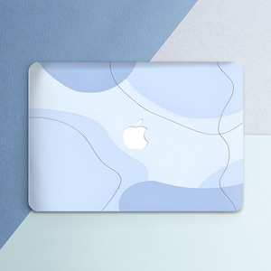 Macbook case baby blue Elegant case art Simple Aesthetic Light blue case Macbook Pro 16 2021 Macbook Pro 14 AIr 13 M1 case Macbook Pro 13
