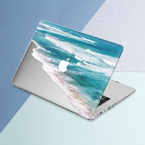 Ocean MacBook Case Beach Wave Nature Simple Laptop Cover Inspirational ...