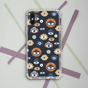 iPhone case evil eye Phone bumper case iPhone case clear Magic art case iPhone 14 Pro case Case for Samsung s23 ultra case iPhone 13 s22