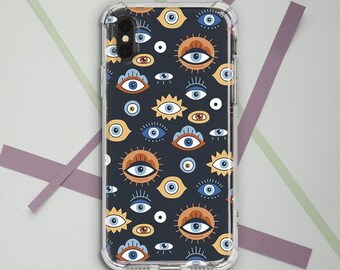 iPhone case evil eye Phone bumper case iPhone case clear Magic art case iPhone 14 Pro case Case for Samsung s23 ultra case iPhone 13 s22