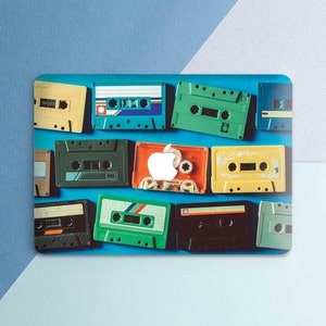 Macbook case music Retro casette Vintage case Retina 15 case Air 13 2018 Macbook hard case A1932 macbook air Air 11 case Pro Retina 13 2018