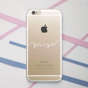 Custom name case Personalized case iPhone case initials Simple Aesthetic case iPhone 17 slim iPhone 17 16 pro 15 plus Pixel 9 iPhone 13 mini image 2