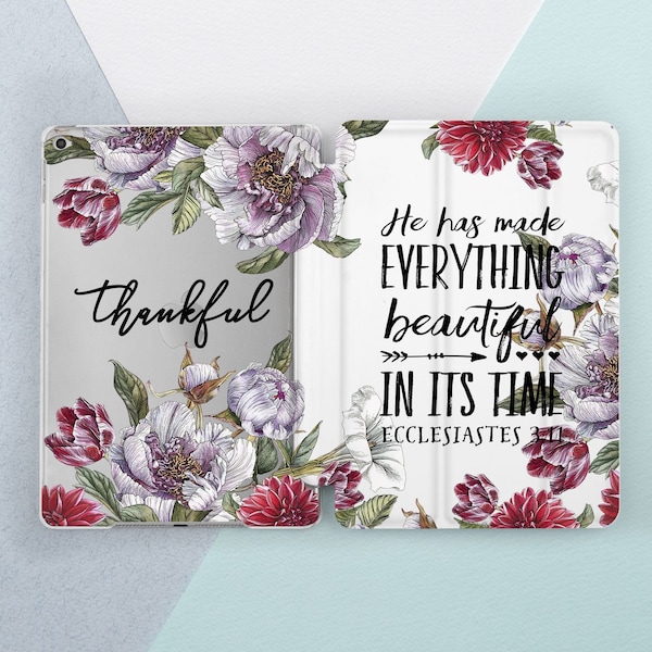 iPad Bible verse Inspirational art iPad case quote iPad mini 6 iPad Air 4 case iPad smart case iPad 8th gen case iPad 10 2 iPad 11 case iPad