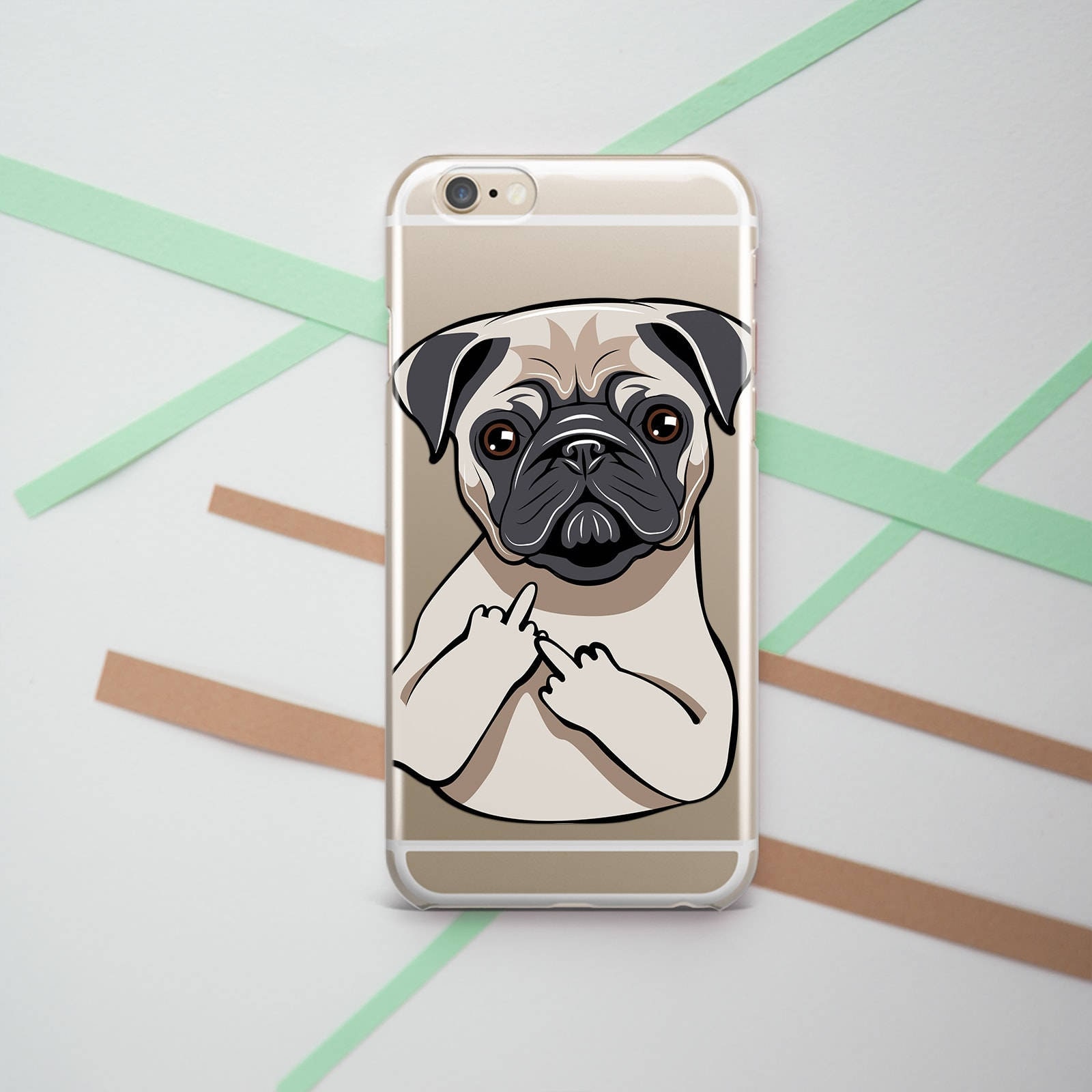 Pug Funny Cute Kawaii Dogs Art Iphone Case Clear Dog Liver - Etsy Pug Funny Cute Kawaii Dogs Art Iphone Case Clear Dog Liver - Etsy