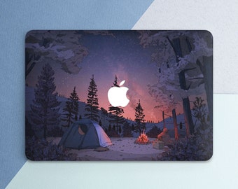 Macbook case nature Camping lover gift Macbook case night Macbook case trees Air 13 M2 case Macbook Pro 14 Pro 16 2019 case  hard case Pro