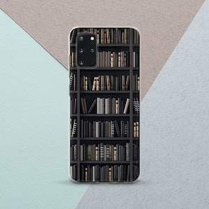 Phone case books Bookshelf print Case for Samsung Phone case science Note 20 Ultra case s21 ultra case s22 phone case Note 10 plus case Men