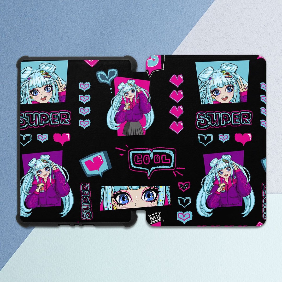 Kindle Case Paperwhite Anime Kawai Gift Art Modern Art Case Kindle Case Girl Kindle Sleeve
