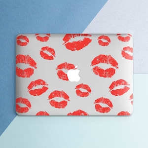 Red kisses Clear case Macbook hard case Pro 13 case Pro Retina 15 case Air 13 2018 Macbook Pro 16 macbook Retina 13 15 inch case A1708 Pro