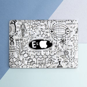 Science Macbook case Nerd Men Geek Science Nerdy Macbook white case Saying Formulae Macbook hard case Macbook case physics Chemistry Girly