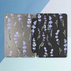 Wild flowers art iPad case black iPad 8th gen case iPad case 9 7 iPad 10 2 iPad smart case iPad case 10 5 iPad 2020 case iPad white case