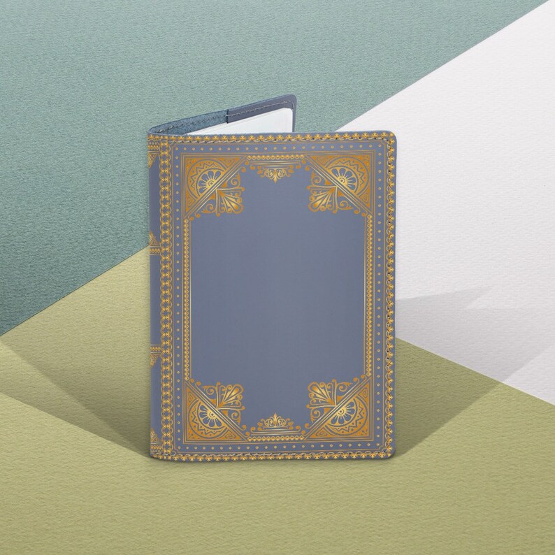 Book Passport Cover Book Passport Holder Vintage Passport Etsy