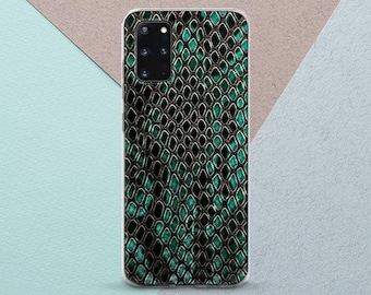 Animal print case Case for Samsung Dark green snake skin Phone case serpent Phone case reptile Aesthetic Serpent s25 ultra s24 s23 s22 s21