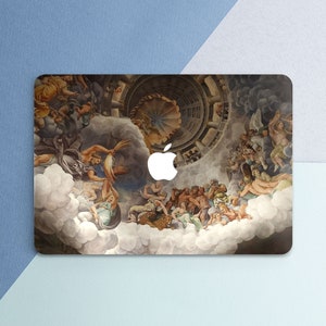 Macbook case renaissance Greek gods art Elegant Aesthetic Macbook hard case Oil paints art Elegant Clouds Macook hard case Man Woman art