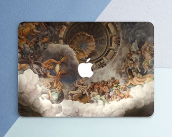 Macbook case renaissance Greek gods Elegant Aesthetic Macbook hard case Oil paints art Elegant Clouds Air 13 15 Pro 14 16 Neo 2026 M5 M4 M3