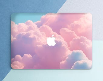 Cute pink sky Macbook case cloud Aesthetic Nature Inspirational Pastel colors Girly case Air 13 2026 Air 15 M5 Pro 14 Pro 16 Neo Pro 13 M2