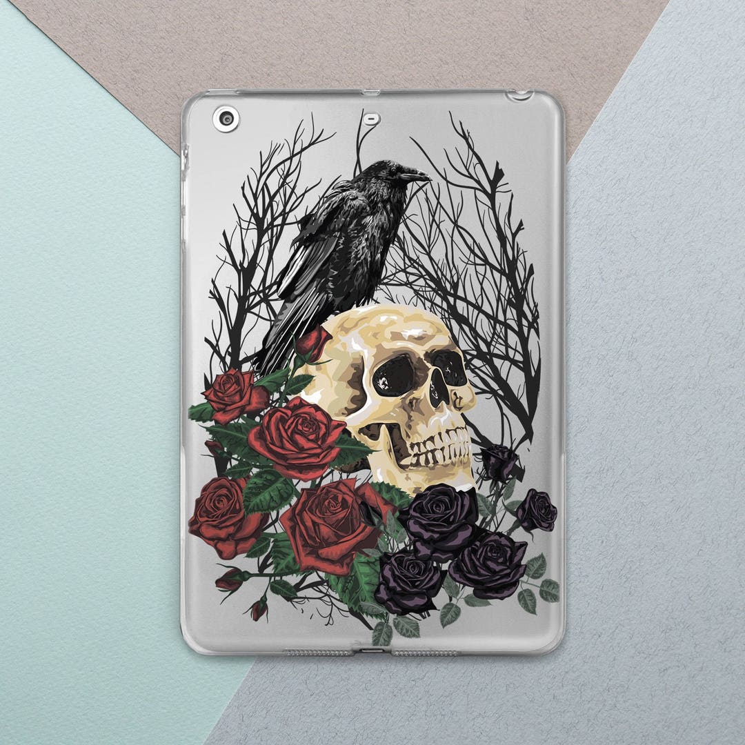 Skull iPad Case Rose iPad Pro Case Skull iPad Pro 10 5 Case Etsy