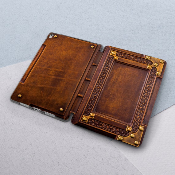 Vintage Book Print Brown Leather Print Aesthetic Simple Gift Vintage Book Print Brown Leather Print Aesthetic Simple Gift