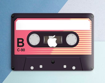 Music Tape Macbook case Air 15 Pro 13 M2 Air 13 Pro 14 Pro 16 2025 Vintage Retro Cassette Macbook Music lover Vintage 80s 90s Hipster Man