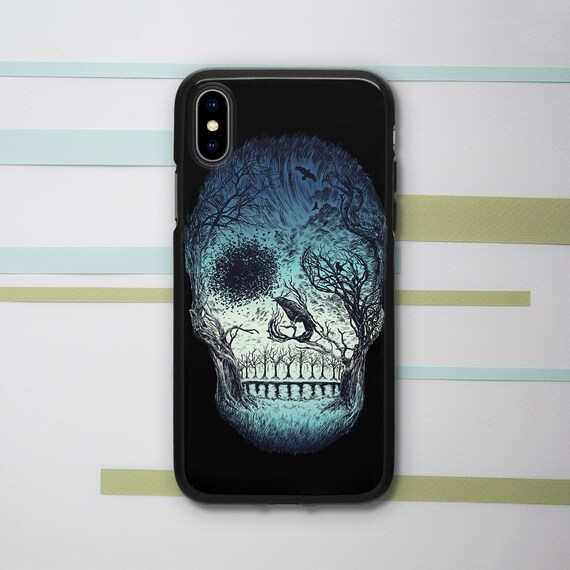 Raven and Skull Samsung S10 Case