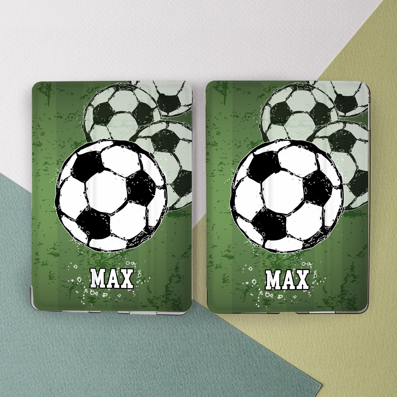 IPad Case Boy Personalized Case Football Fan Gift iPad Sport Green