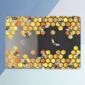 iPad case bee Honey combs art iPad black case iPad 11 case iPad case 12 9 iPad 9th gen case iPad 9 7 2018 iPad case 10 5 iPad Air 4 case