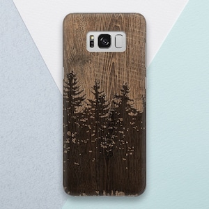 Wood Print Brown Phone case for Samsung Galaxy s22 Note 20 Note 10 case  Trees Nature Men s21 plus s10e s20 FE s22 ultra s22 plus s21 FE
