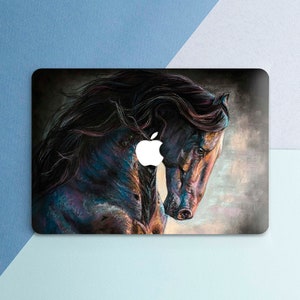 Macbook case horse Oil paints Macbook hard case Air 13 2018 Macbook Pro 16 Air 11 case Case Pro Retina 13 Macbook case animal 13 inch case